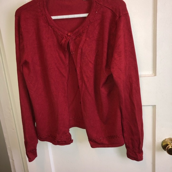 Vintage Penman’s size large sweater with sequins adorning it, buttons down front - Picture 11 of 11